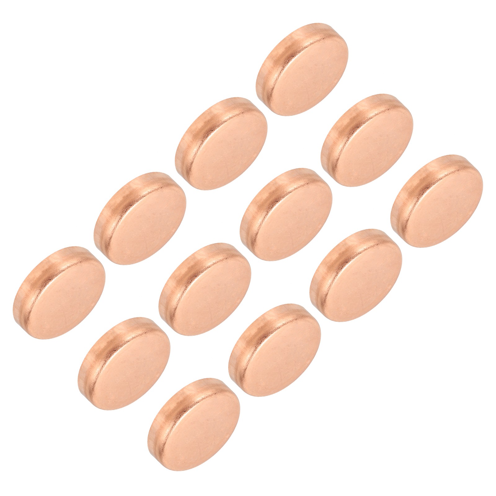1 Inch ID Copper Pipe End Cap 12Pcs Copper Fitting Cap Sweat Plug Connection