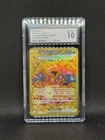 Pokémon TCG Charizard EX #228/197 Sv03: Obsidian Flames Card CGC 10