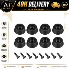 QfwdfcTrenz 8 Pack Rubber Speaker Isolation Feet with Screws