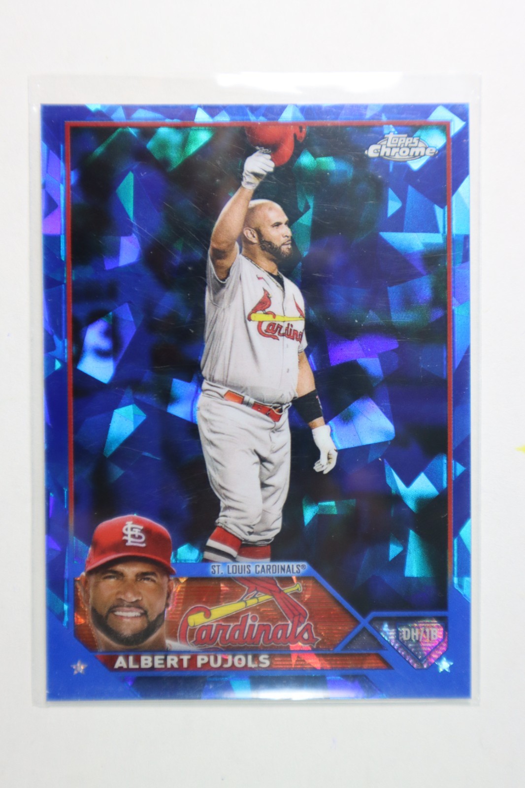 2023 Topps Chrome Sapphire Edition Albert Pujols #5 Retirement 
