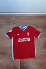 2020/2021 FC 1LIVERPOOL NIKE HOME SOCCER JERSEY FOOTBALL SHIRT SIZE M Boys