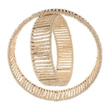 Woven Paper Rope Lampshade: Handwoven Pendant Lights Cover Chandeliers