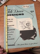Vintage Tole Craft Tole Decor Designs Book