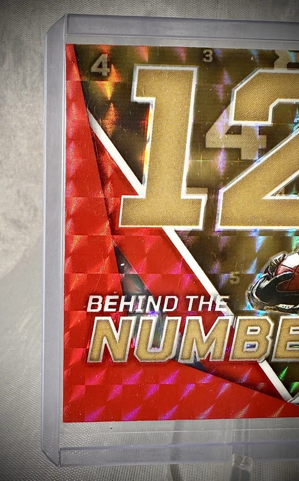 2022 Panini Zenith - Chris Olave - Behind The Numbers Red Prizm SP Card #BN-CO - Image 3 of 4