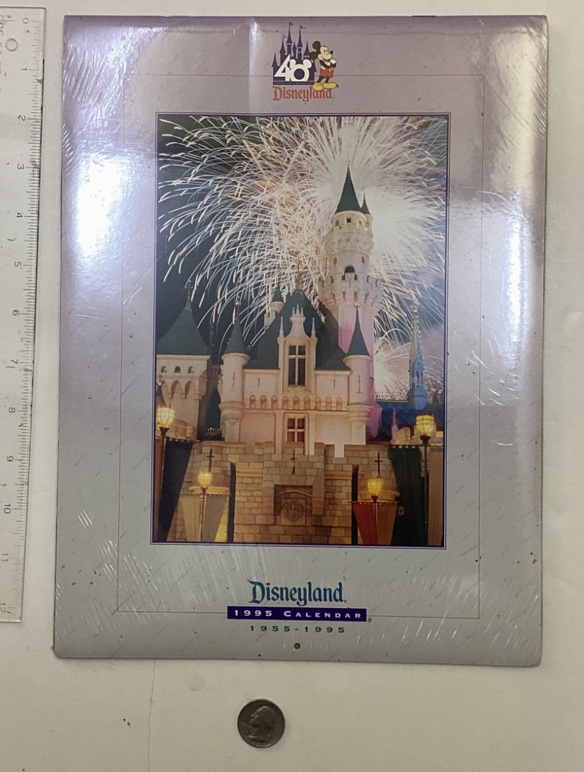 New Disneyland 40th Anniversary Calendar 1995 | eBay