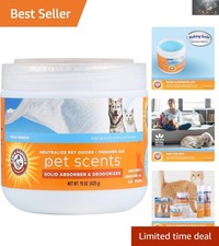 Baking Soda Enhanced 15oz Odor Eliminator Gel - Fresh Breeze Pet Air Freshener