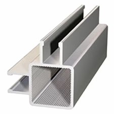 Faztek 13Ft9030-48 Framing Extrusion, Double Channel, L 48 In