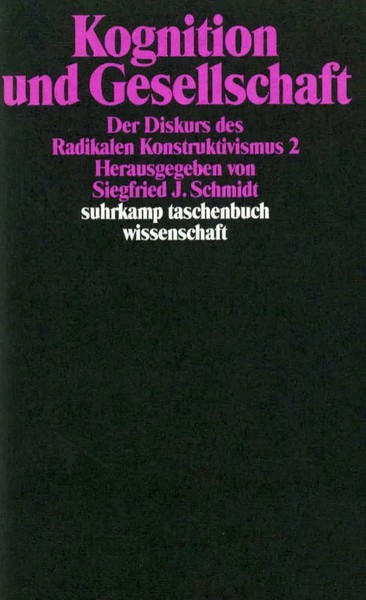 Kognition Und Gesellschaft Siegfried J. Schmidt Taschenbuch 456 S. Deutsch 1991-image