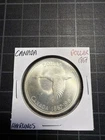 Canada Silver 1 Dollar 1967 Unc Light Obv Hairlines