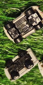 Lot Of 8 White Micro Machine Vehicles