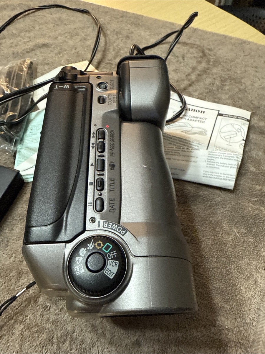 撮影再生ダビングOK　Canon　ES2500　付属品あり　Hi8 Canon ES2500 Hi8 Camcorder | Blue Moon Camera