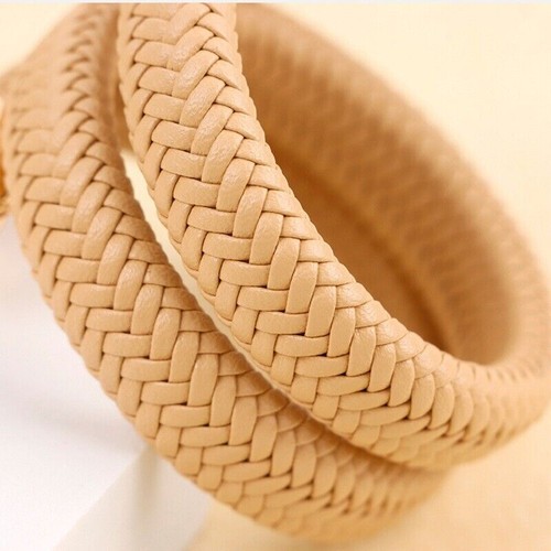 Women Diamond Spiral Leather Bling Serpentine Quartz Watch Snake Bracelet Watch - Picture 11 of 21