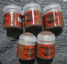 Citadel Paint Base 12ML 21-20 Mournfang Brown X5 Games Workshop LOT OF 5