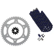 1987-2003 Honda CR125R 125 R Blue O Ring Chain And Sprocket 13/49 114L