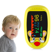 Pediatric Pulse Oximeter, Pulse Oximeter Oxygen Monitor Finger for Kids and Chil