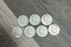 1964 Kennedy Silver Half Dollar Lot Of 7