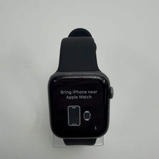 GPS Only Apple Watch Series 5 44MM Black Aluminum Black Sport Band FHLZ3786ML