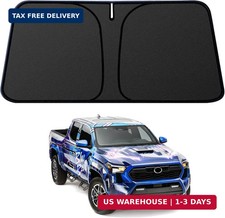 Tacoma Windshield Sun Shade for Toyota Tacoma 2016-2023 2024 2025 Blocks UV Rays