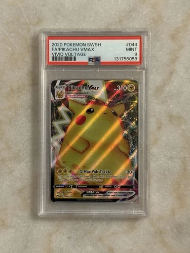 2020 Pokémon SWSH #44 Fa/pikachu Vmax Vivid Voltage PSA 9