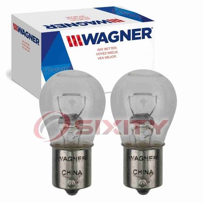 2 pc Wagner Front Turn Signal Light Bulbs for 1977-1997 Pontiac Firefly rg