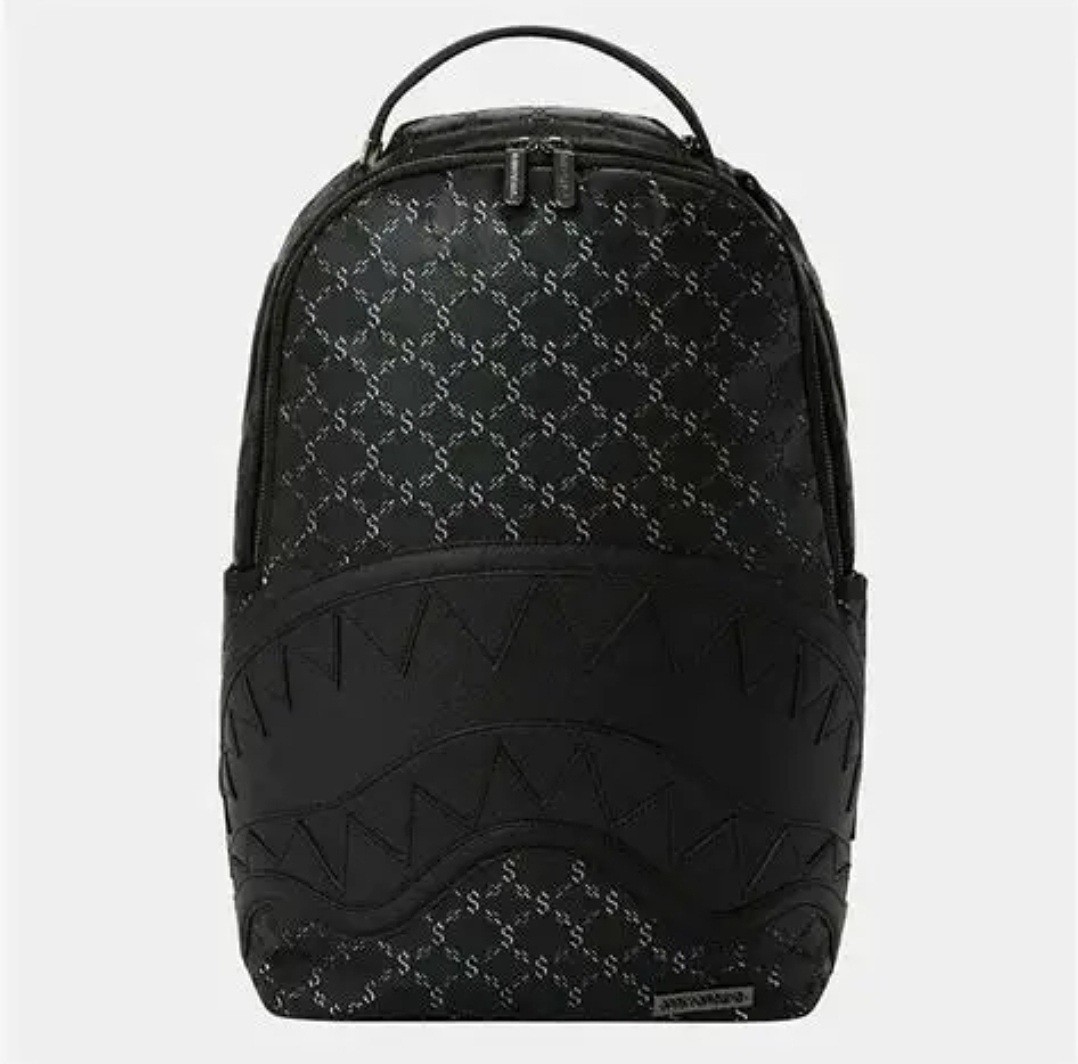 Autentico Zaino SPRAYGROUND Trippy Moneygram DLX, Edizione Limitata, Nero