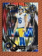 2024 Panini Select - Club Level Joshua Karty #282 Black & Red Shock Prizm (RC)