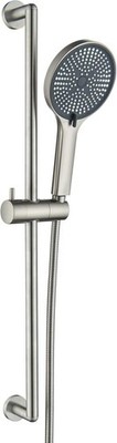 Shower Head with Slide Bar, Adjustable Shower Slide Bar with 3 Brushed Nickel