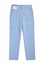IZOD Boys Prince Blue Stretch Flat Front Dress Pants Formal Solid ITSGC00F