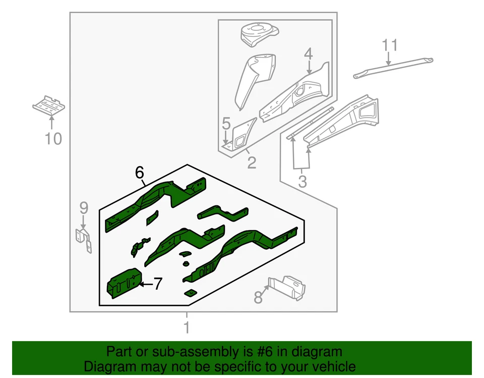 Подлинная планка GM в сборе 10323986 кол-во 1 шт. - Изображение 2 из 2