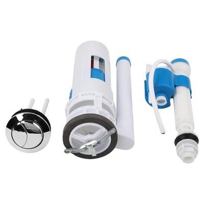 DUAL Spül WC Spülung Ersatz Set mit verstellbarer Wassersparfunktion