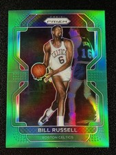 Bill Russell Boston Celtics Green - 2021-22 Panini Prizm #254