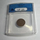 1909-S Indian Head Small Cent ANACS VF 25 Bronze Coin #1475201