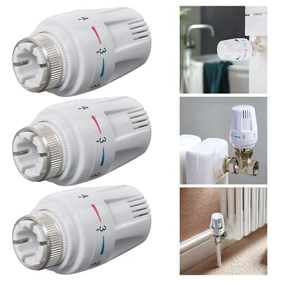SANHESHUN 3 Stk. Thermostatkopf Heizkörper Regler Thermostat Kopf Heizung Ventil M30 x 1,5