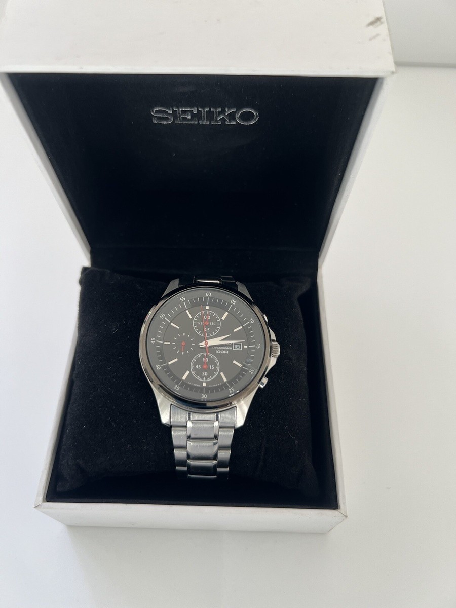 Seiko 7T92-0NY0 / SNDE27 Quartz Chronograph 100m Watch 42mm
