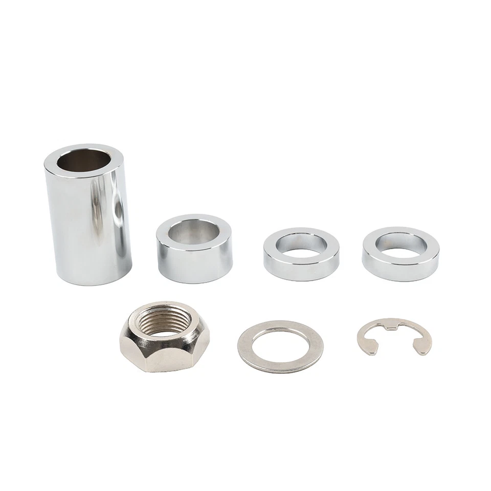 Motorcycle Rear Axle Nut Spacer Kit For Harley Softail FLST FSXT 2008+ Foto 2 de 4