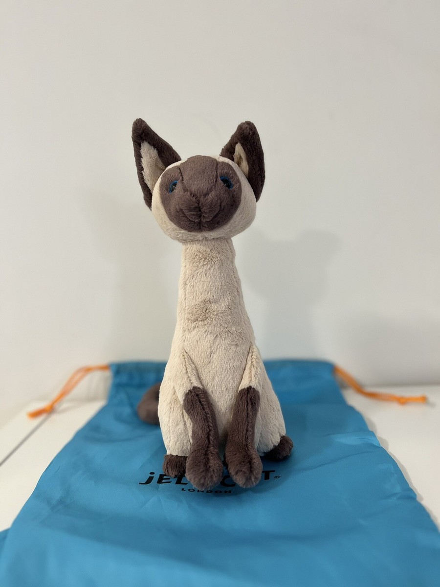  iris siamese cat 猫　ネコ　ぬいぐるみ　動物 jellycat iris siamese cat 猫 ネコ ぬいぐるみ 動物 - メルカリ