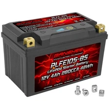 Banshee YTZ10S 12V 8Ah PbEq LiFePO4 Battery for Yamaha 850 FZ-09, '14-'15