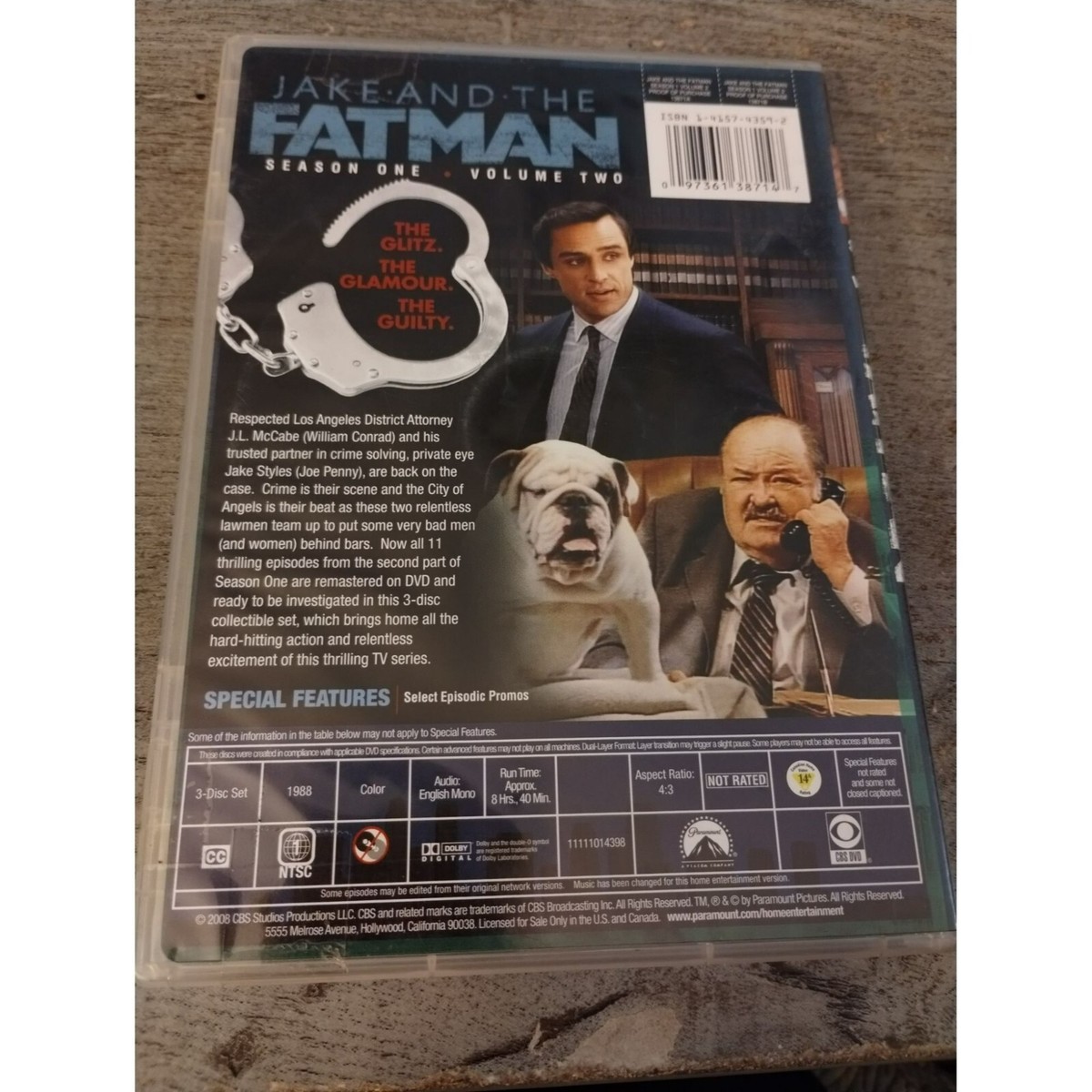 Jake & The Fatman: Season One V.2 [DVD] [Import]