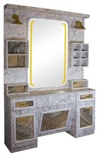 GNT Barber Furniture Hair Styling Station | Hair Dressers Unit Without Sink A4