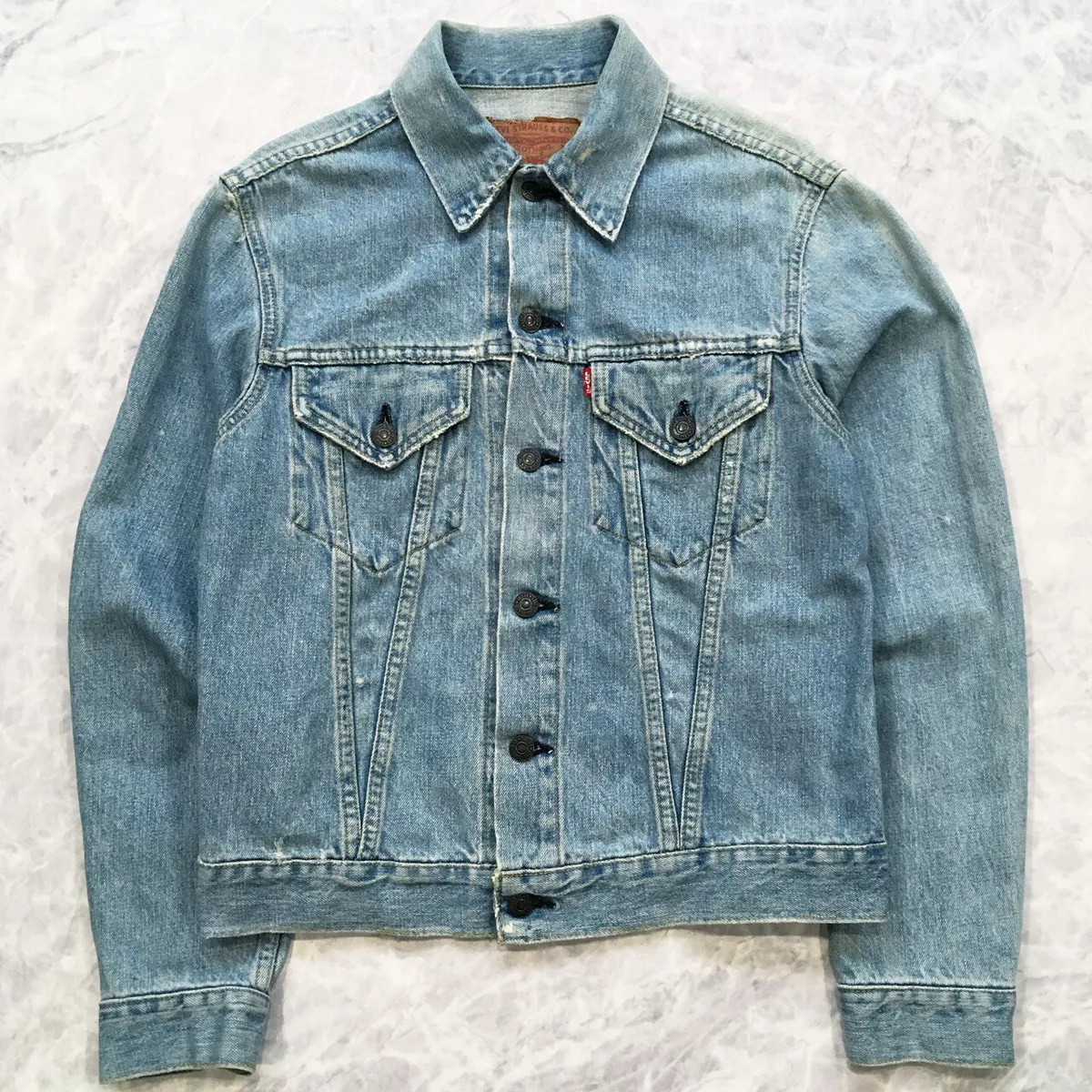 LEVI'S JAPAN 71557 0214 Big E VINTAGE DENIM JACKET SIZE 38 MADE IN JAPAN