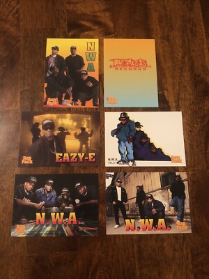 1991 Premier Rap Pack Eazy-E & N.W.A. (6 Cards)