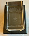 2-Macy's laser etched paperweights. Make Magic Now. Stunning. Macy's Stars — photo 2