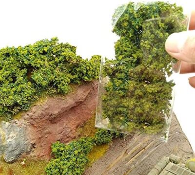 DIY Miniature Shrubs Bushes Foliage Terrain Model Kit Sand Table Simulation L...