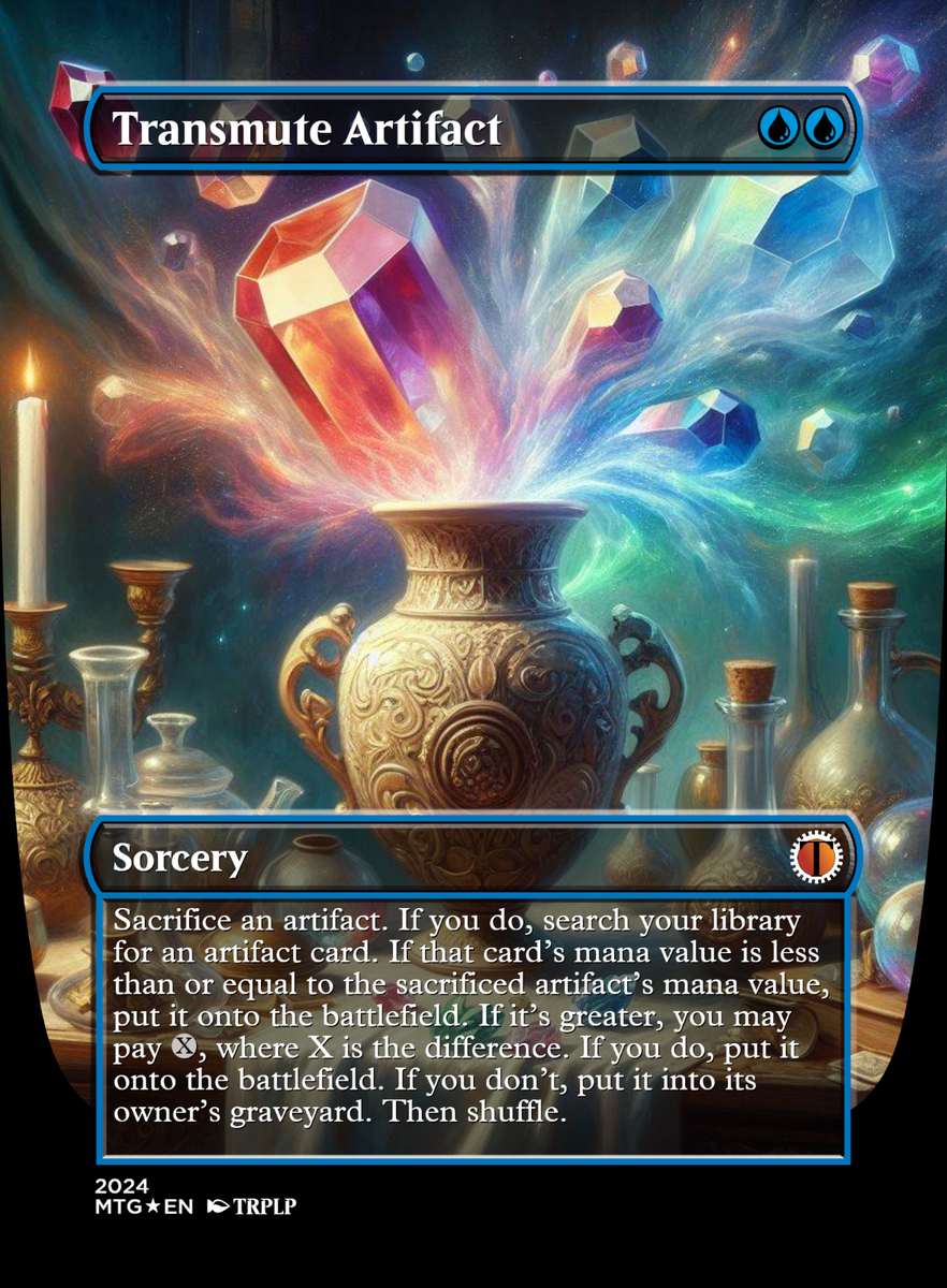 Transmute Artifact - Custom Art Playtest card for MTG - Commander | eBay
