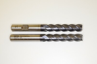 Schaftfräser D10x45 mm SN HSS-E-PM FETTE 4 Schneiden 2 Stück RHV13454