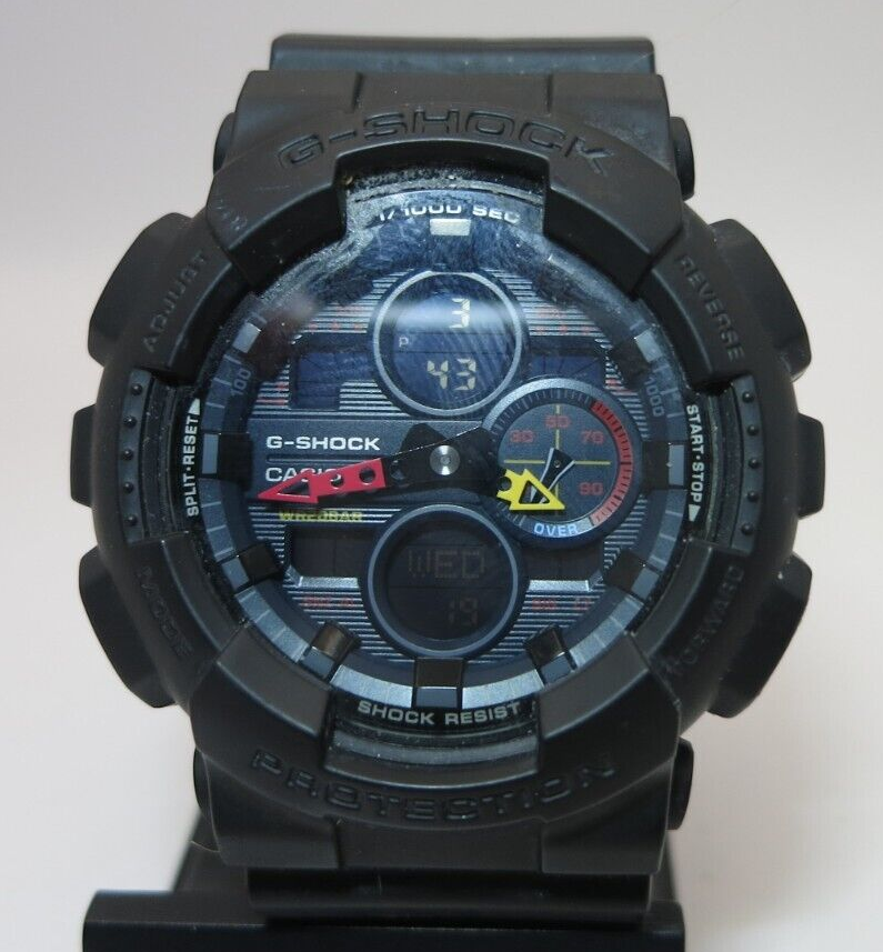 Casio G-Shock Black Analog Digital Watch GA-140BMC GA140BMC-1A