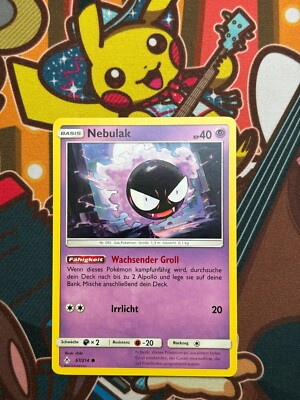Nebulak 67/214 Kräfte im Einklang deutsch Pokemon Karten NM