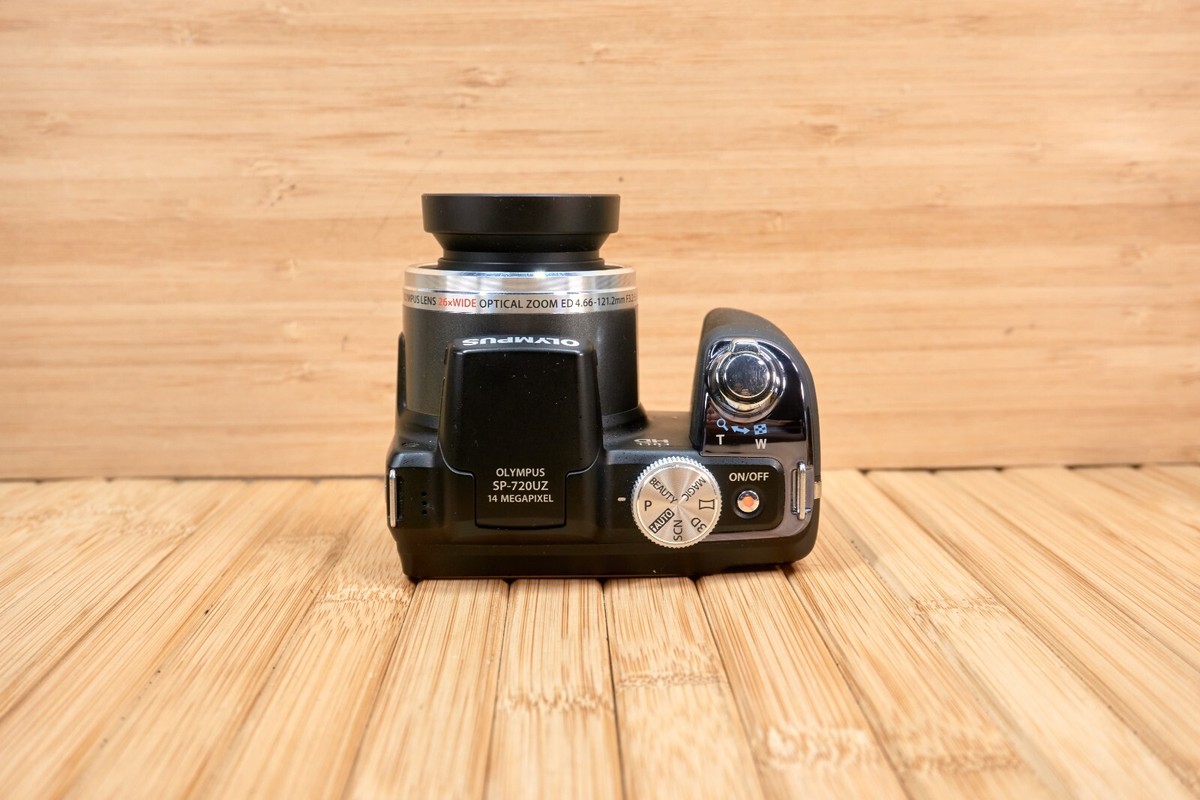 Olympus SP-720UZ 14MP Digital Camera, 26x Optical Zoom, Full