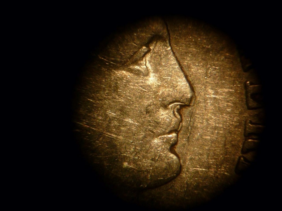 1907-S Barber Dime Error Runny Nose Cud Internal Variety XF+