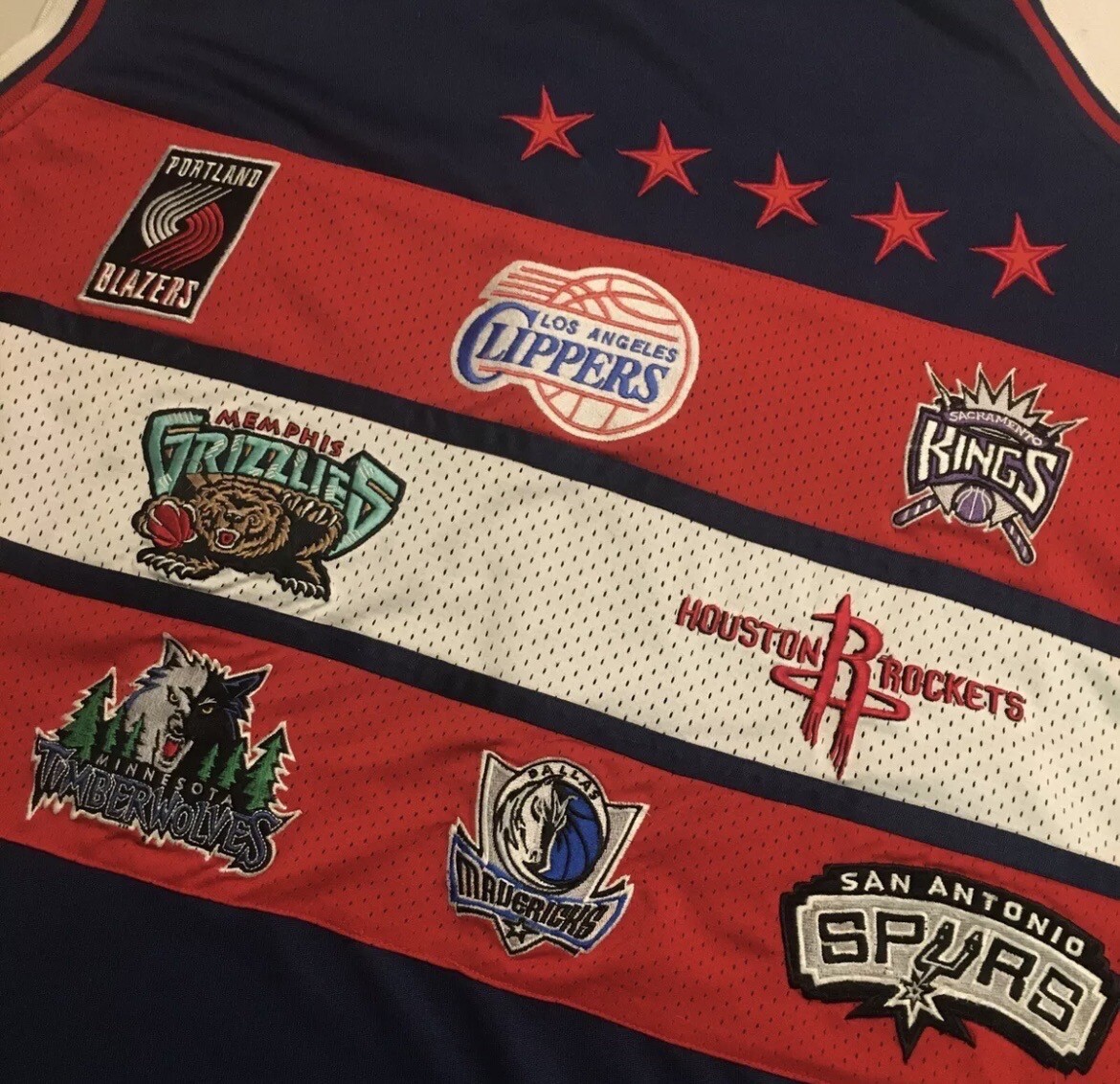 NBA All-Star Game Western Conference 2004 Jersey All Teams
